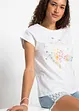 T-shirt met bloemenprint, bonprix