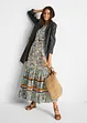 Geweven maxi jurk met print, bpc bonprix collection