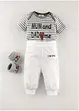 Baby jersey broek (set van 2) van biologisch katoen, bonprix