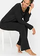 Pyjama met flared broek en LENZING™ ECOVERO™ (2-dlg. set), bpc bonprix collection
