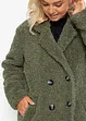 Korte oversized coat in wollen look, bonprix