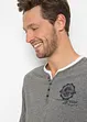 Henley shirt (set van 2), lange mouw, bonprix