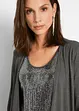 Shirtjurk in layerlook van viscose, bonprix