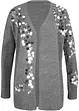 Vest met pailletten, bonprix