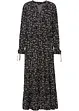Gedessineerde maxi jurk van viscose, korte maten, BODYFLIRT