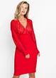 Accentuerende midi jurk met kant, bonprix
