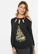 Shirt met kerstmotief, BODYFLIRT boutique