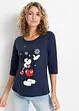 Shirt met Mickey Mouse-print en 3/4 mouwen, Disney