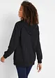 Trendy sweater met statement print en capuchon, bonprix