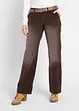 Stretch corduroy broek, wijd, bonprix