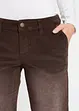 Stretch corduroy broek, wijd, bonprix