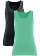 Stretch tanktop (set van 2), bonprix