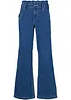 Wide leg paperbag jeans high waist, bonprix