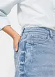 Wide leg jeans met high waist en met biologisch katoen, bonprix