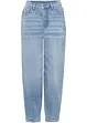 Wide leg jeans met high waist en met biologisch katoen, bonprix