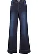 Wide leg stretch jeans, mid waist, bonprix