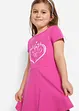 Jersey jurk (set van 2) van biologisch katoen, bonprix