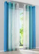 Gordijnen met gerecycled polyester en kleurverloop (set van 2), bonprix