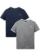 T-shirt met comfort fit (set van 2), bonprix