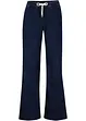 Mid waist stretch jeans, wide leg, bonprix