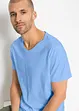 T-shirt met V-hals (set van 5), bonprix