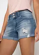 Jeans short met mid waist, bonprix