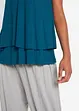 Dubbellaagse top van viscose, bonprix