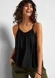 Top met spaghettibandjes van soepele viscose, bonprix