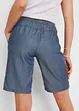 Lichte denim broek met linnen, bonprix