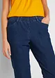 Mid waist jeans met comfortband, straight (set van 2), bonprix