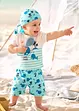 Baby T-shirt, short en bandana van biologisch katoen (3-dlg. set), bpc bonprix collection