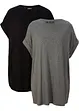 Longshirt met turn-ups (set van 2), bonprix