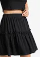 Jersey rok in een viscosemix met volant, bonprix