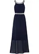 Maxi jurk met stras en gerecycled polyester, bonprix