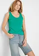 Mid waist jeans bermuda, straight, bonprix