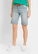 Mid waist jeans bermuda, straight, bonprix