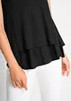 Dubbellaagse top van viscose, bonprix