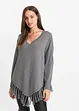Poncho met franjes, BODYFLIRT boutique