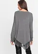 Poncho met franjes, BODYFLIRT boutique