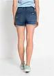 Jeans short met destroyed effecten en mid waist, bonprix