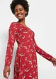 Gedessineerde maxi jurk van viscose, lange mouw, bpc bonprix collection