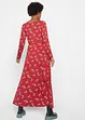 Gedessineerde maxi jurk van viscose, lange mouw, bpc bonprix collection