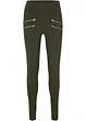 Legging met decoratieve ritssluitingen, bonprix