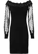 Off shoulder jurk met mesh mouwen, BODYFLIRT boutique