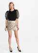 Short met pailletten, bonprix