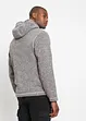 Gebreid fleece vest met teddy voering, bonprix