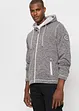 Gebreid fleece vest met teddy voering, bonprix