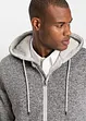 Gebreid fleece vest met teddy voering, bonprix