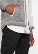 Gebreid fleece vest met teddy voering, bonprix