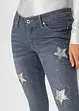 Skinny jeans met sterren, bonprix